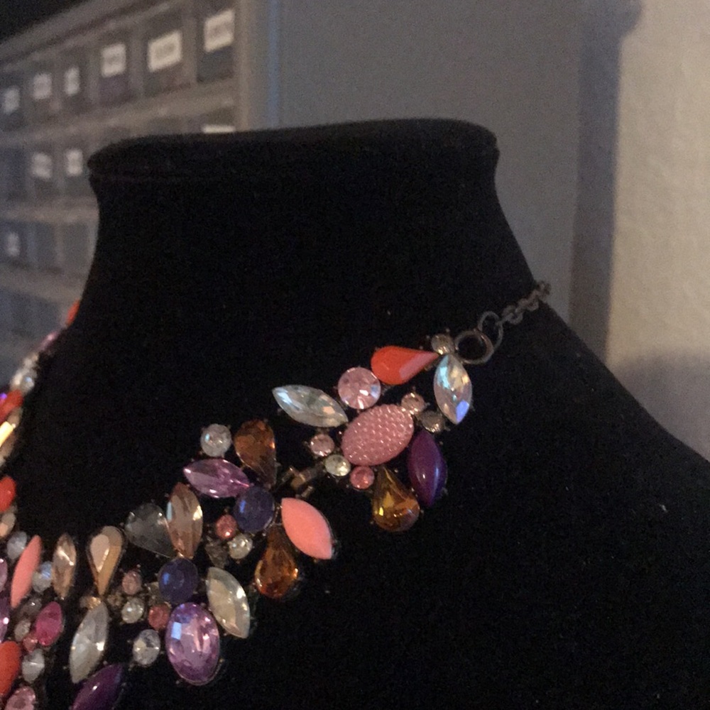 Colorful Statement Necklace - Picture 2 of 5